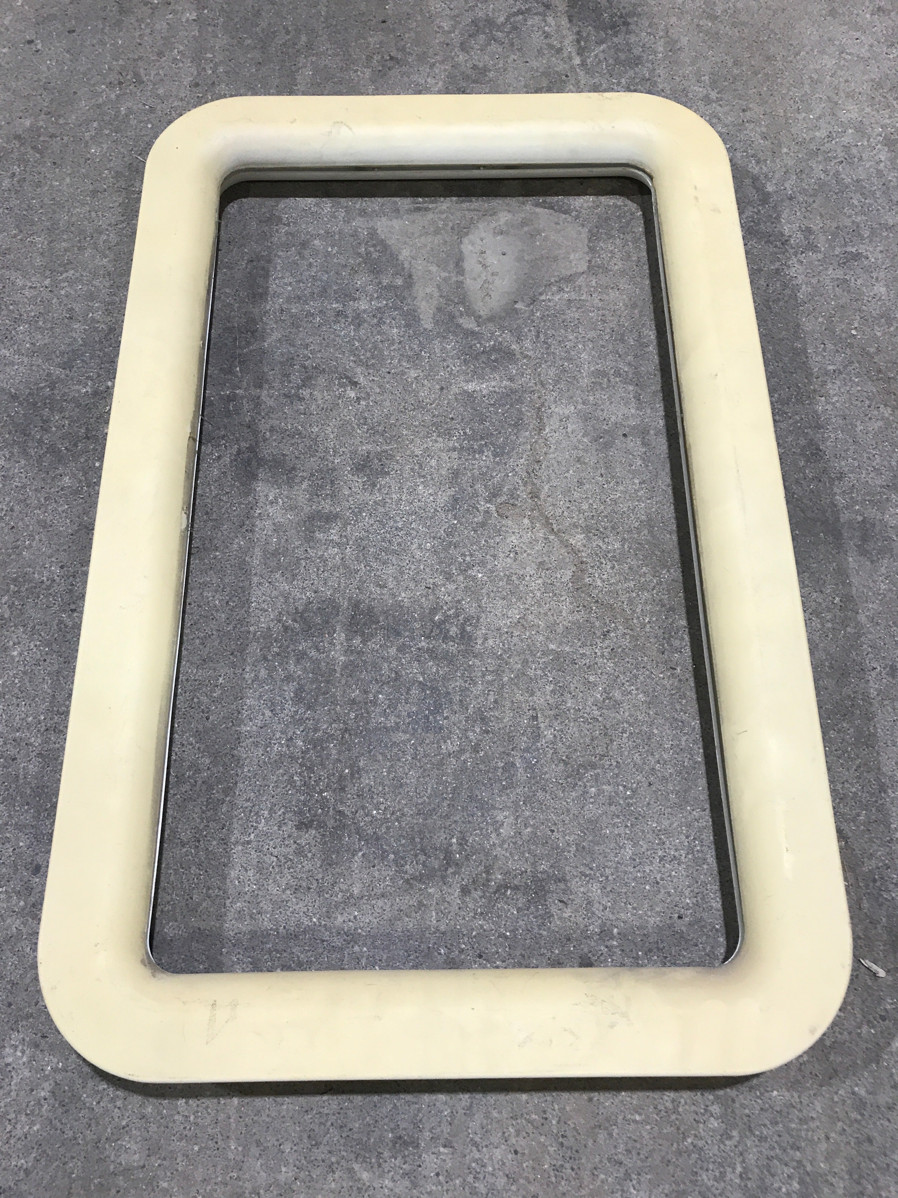 Used Entry door window Frame: 24 3/4" x 15 3/4"