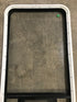 Used Black Radius Opening Window : 23" W x 47 1/2" H x 1 7/8" D