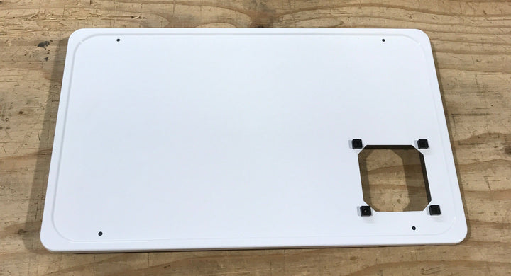 Used Dometic Mojave Exterior Furnace Access Door, Artic White - 33059