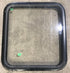 Used Black Radius Non Opening Window : 25 1/2" W x 23 1/2" H x 2" D