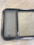 Used Black Radius Opening Window : 23 1/2" W x 52" H x 1 7/8" - Young Farts RV Parts