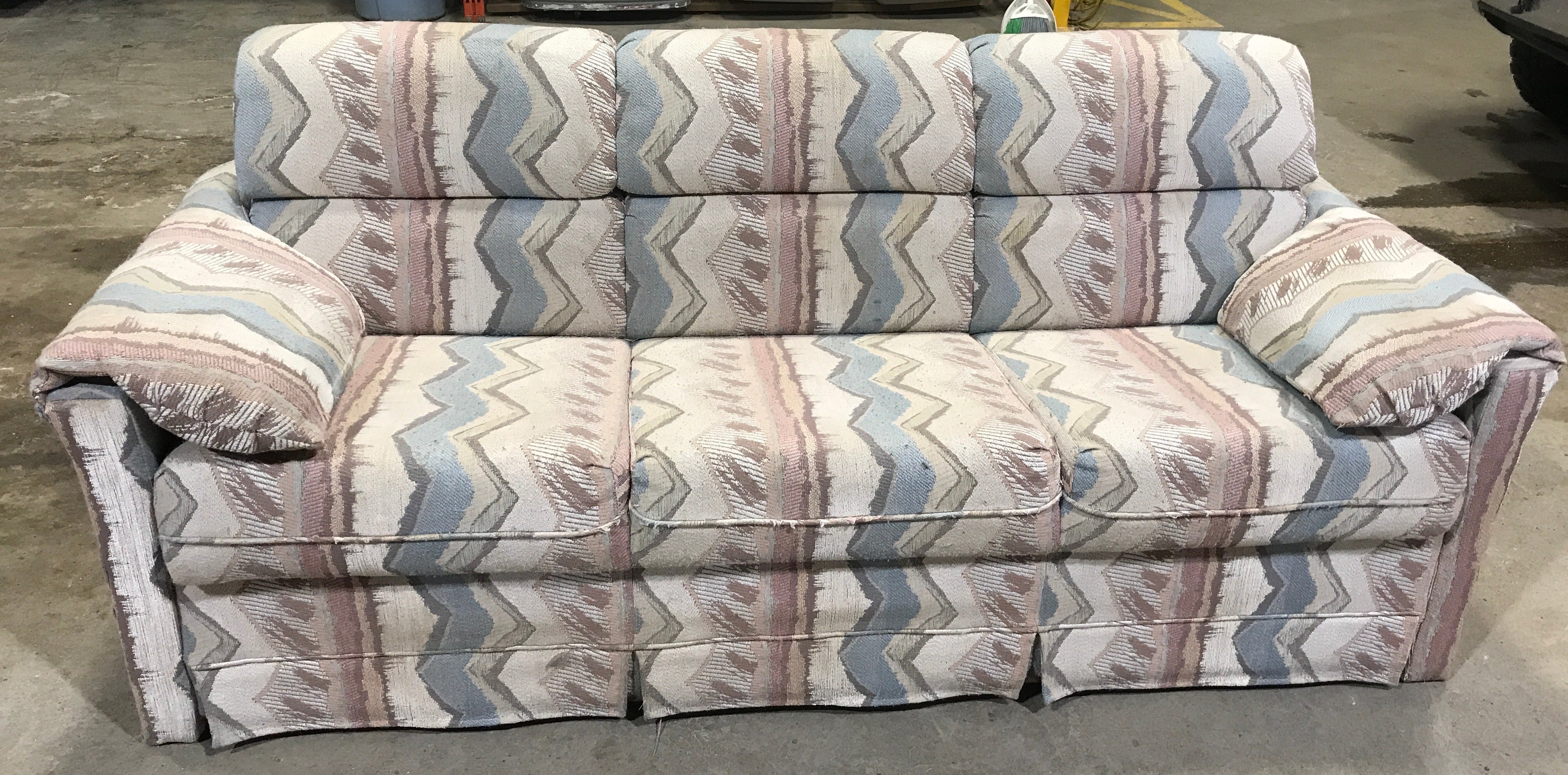 Used Jackknife RV Sofa, With Base - 77” x 42”