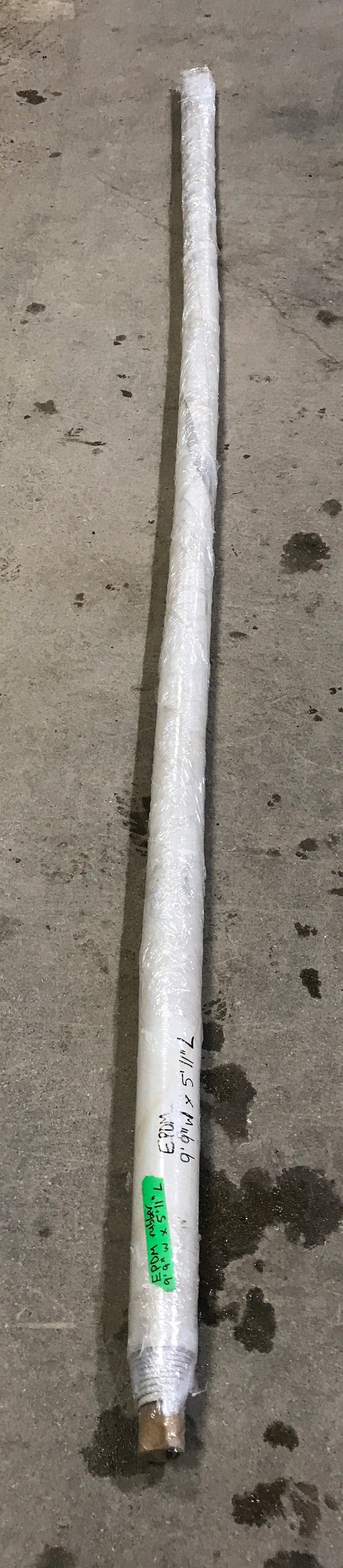 Used EPDM Roofing Membrane, White - 9'9" W x 5'11" L