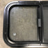 Used Black Radius Opening Window : 23.5" X 14.5" X 1.25" - Young Farts RV Parts
