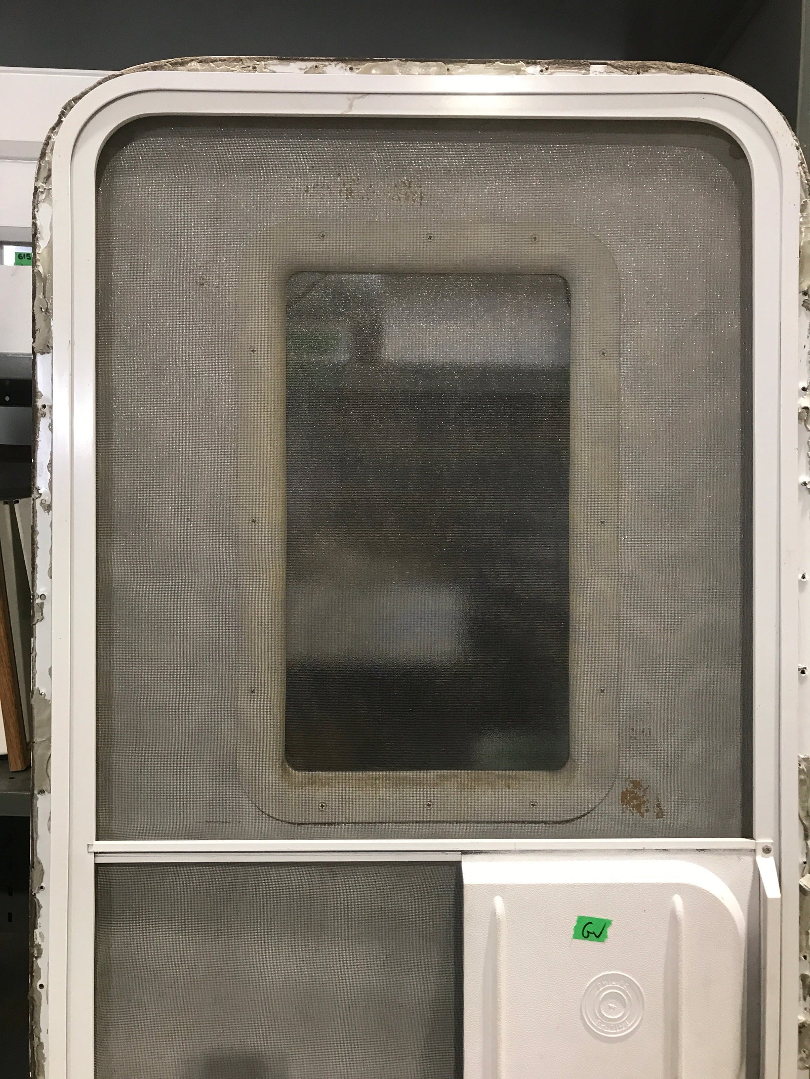 Used RV Radius Corner Entry Door 29 1/2