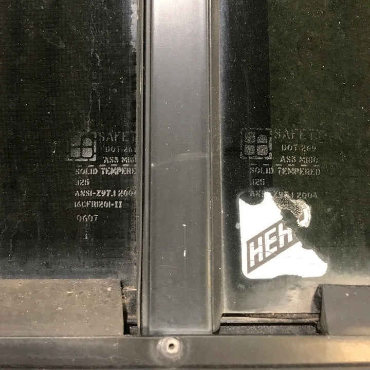 Used Black Radius Opening Window : 29.5" X 14.5" X 1.5" - Young Farts RV Parts