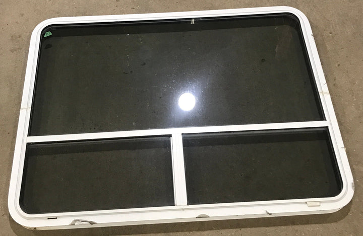 Used White Radius Opening Window : 48" W x 35 1/2" H x 2" D