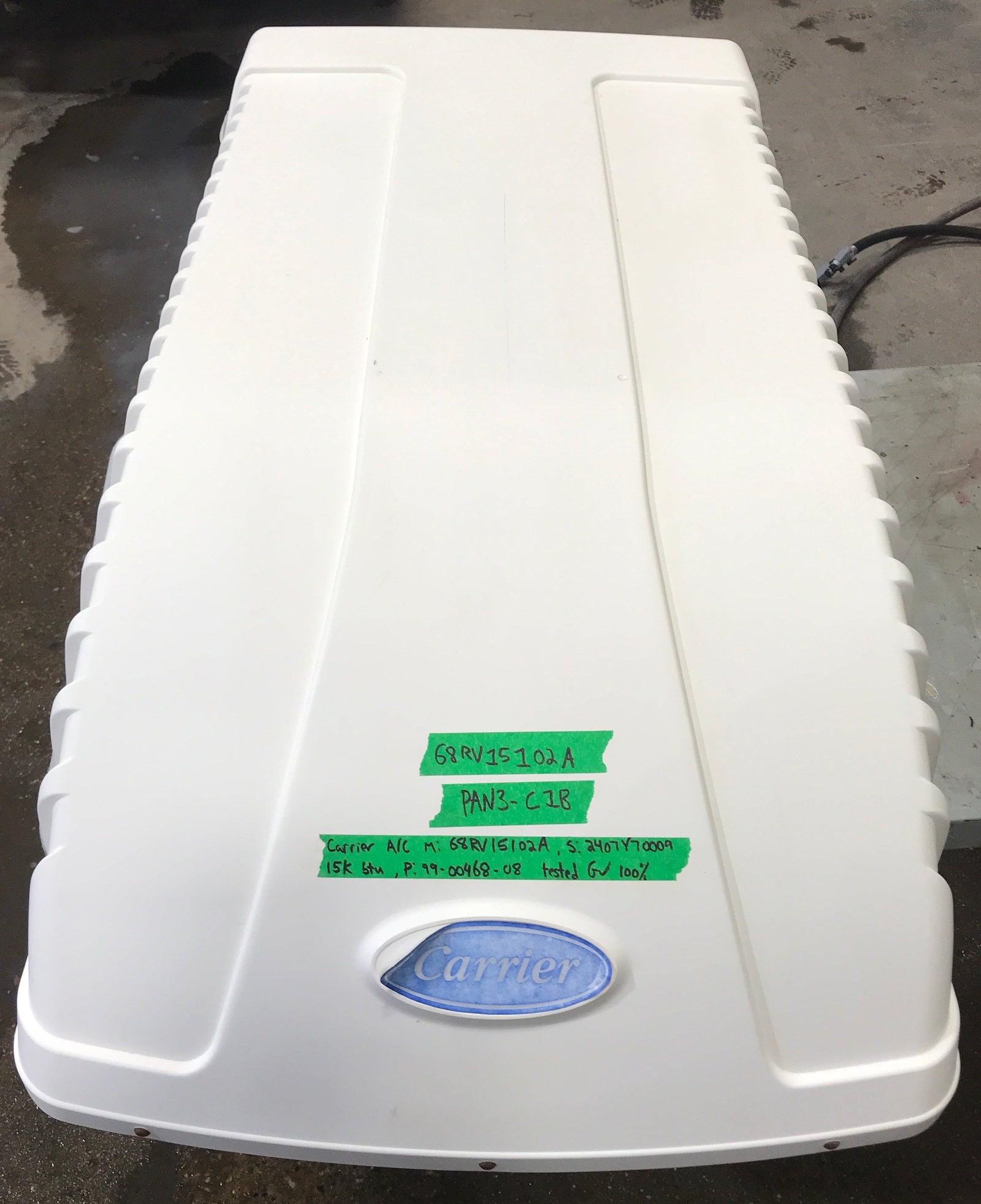 Used Carrier Air Conditioner, Head Unit, 15000 BTU, Cool Only -68RV15102A