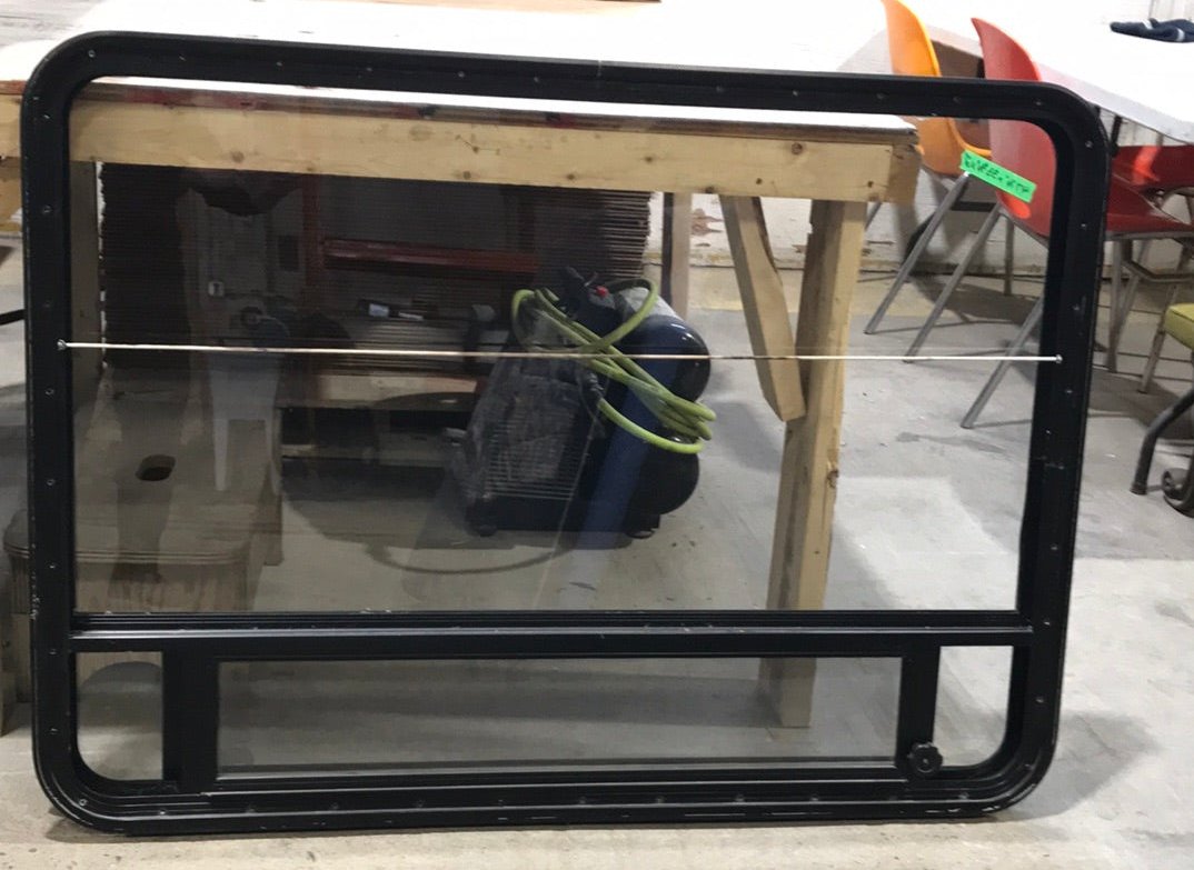 Used Black Radius Opening Window : 47 1/4