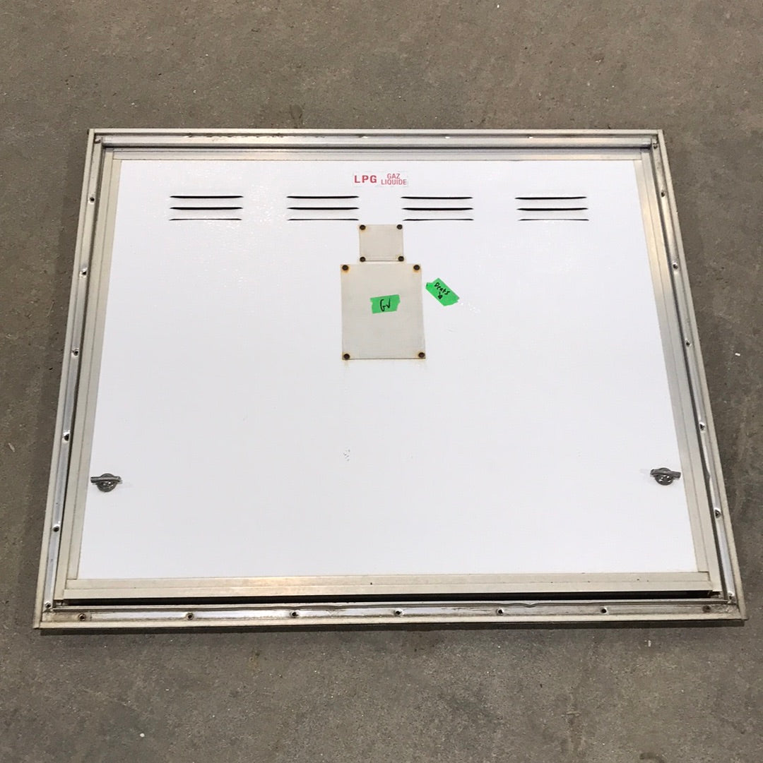 USED Square Corner Propane door  29 3/4