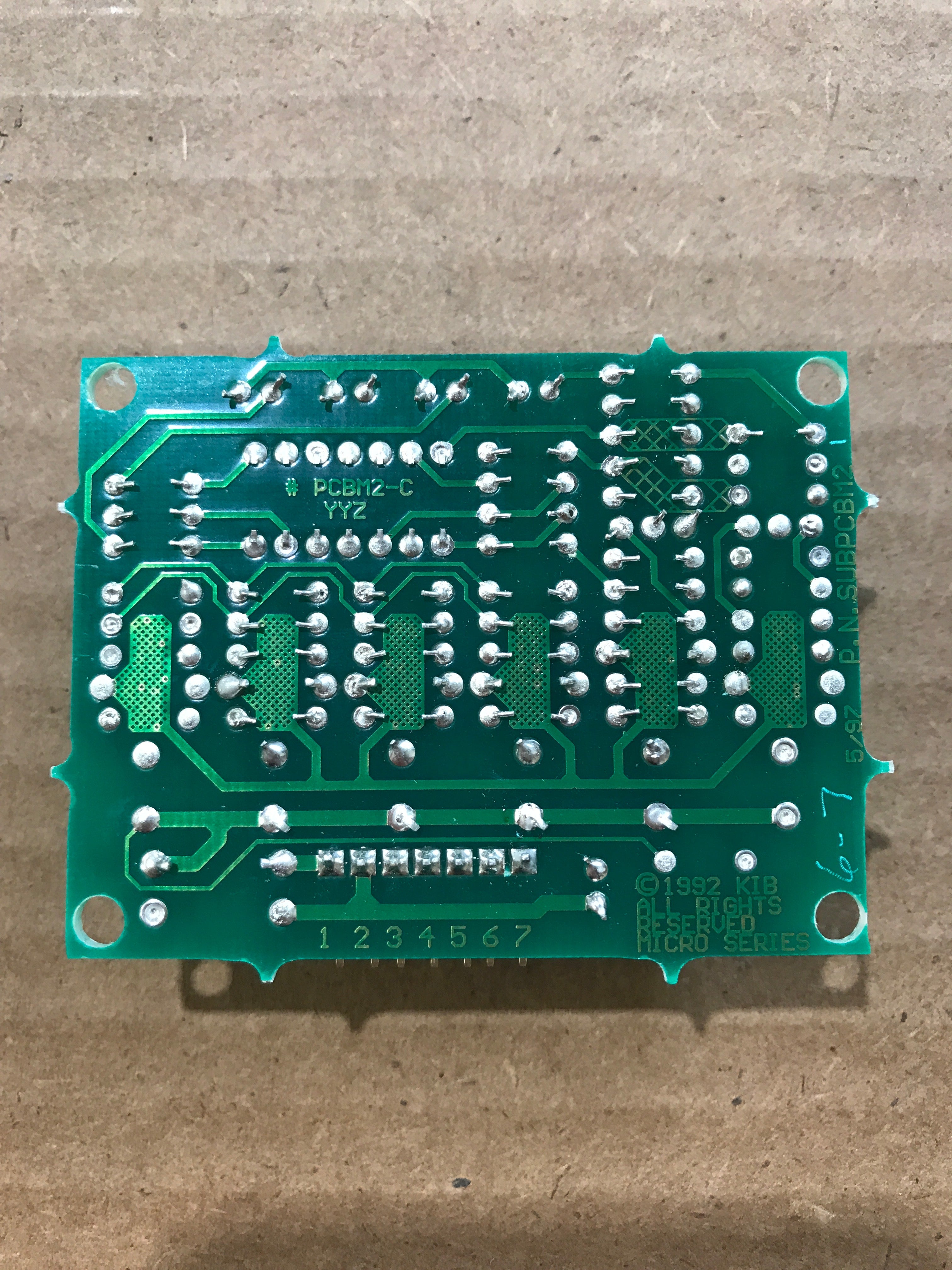 Used KIB Micro Monitor Replacement Circuit Board PCBM2-C YYZ