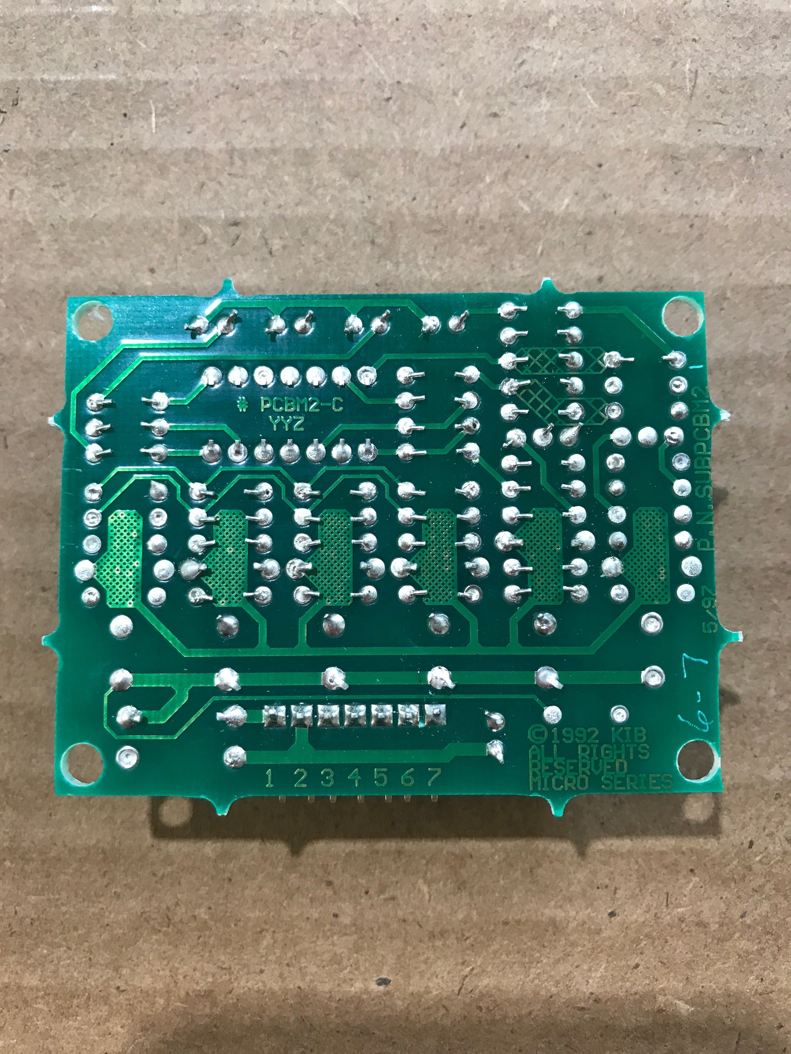 Used KIB Micro Monitor Replacement Circuit Board PCBM2-C YYZ