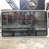 Used Black Radius Window : 69 3/4" W x 39 1/4" H x 1 1/4" D - Young Farts RV Parts