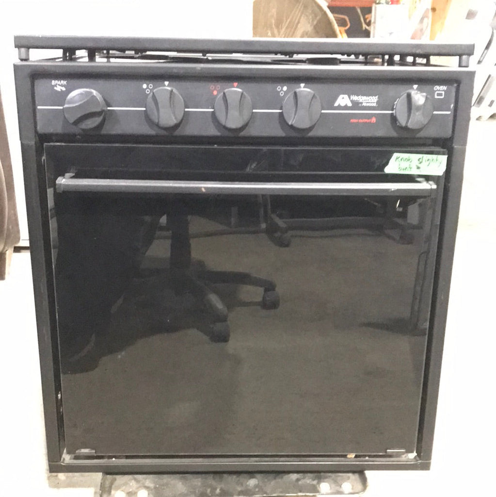 Used Atwood / Wedgewood range stove 3-burner R2137BGP - Young Farts RV Parts