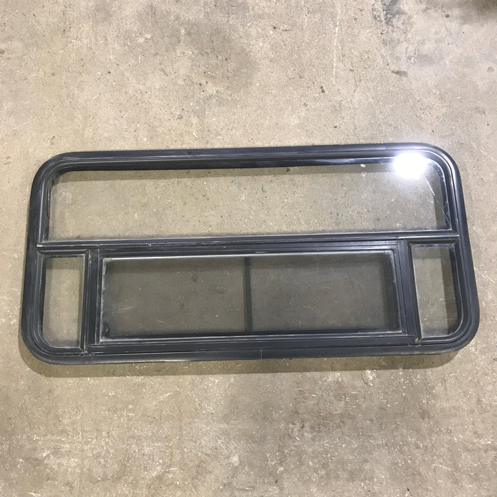 Used Black Radius Opening Window : 45.5" x 21.25" x 1.875"