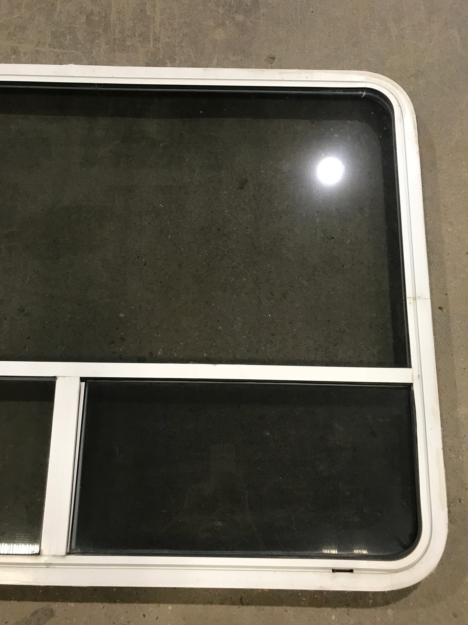 Used White Radius Opening Window : 48 1/4
