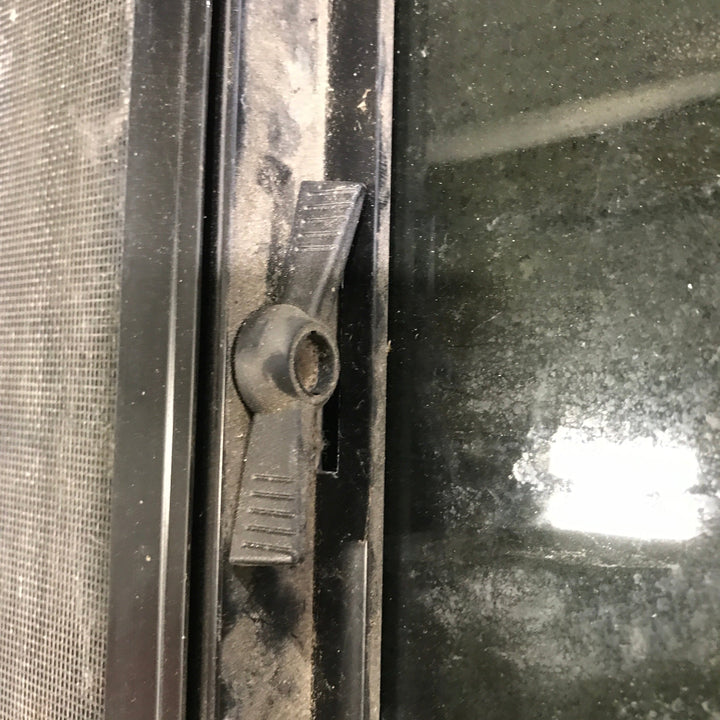 Used Black Radius Opening Window : 21.5" X 17.5" X 1.25" - Young Farts RV Parts