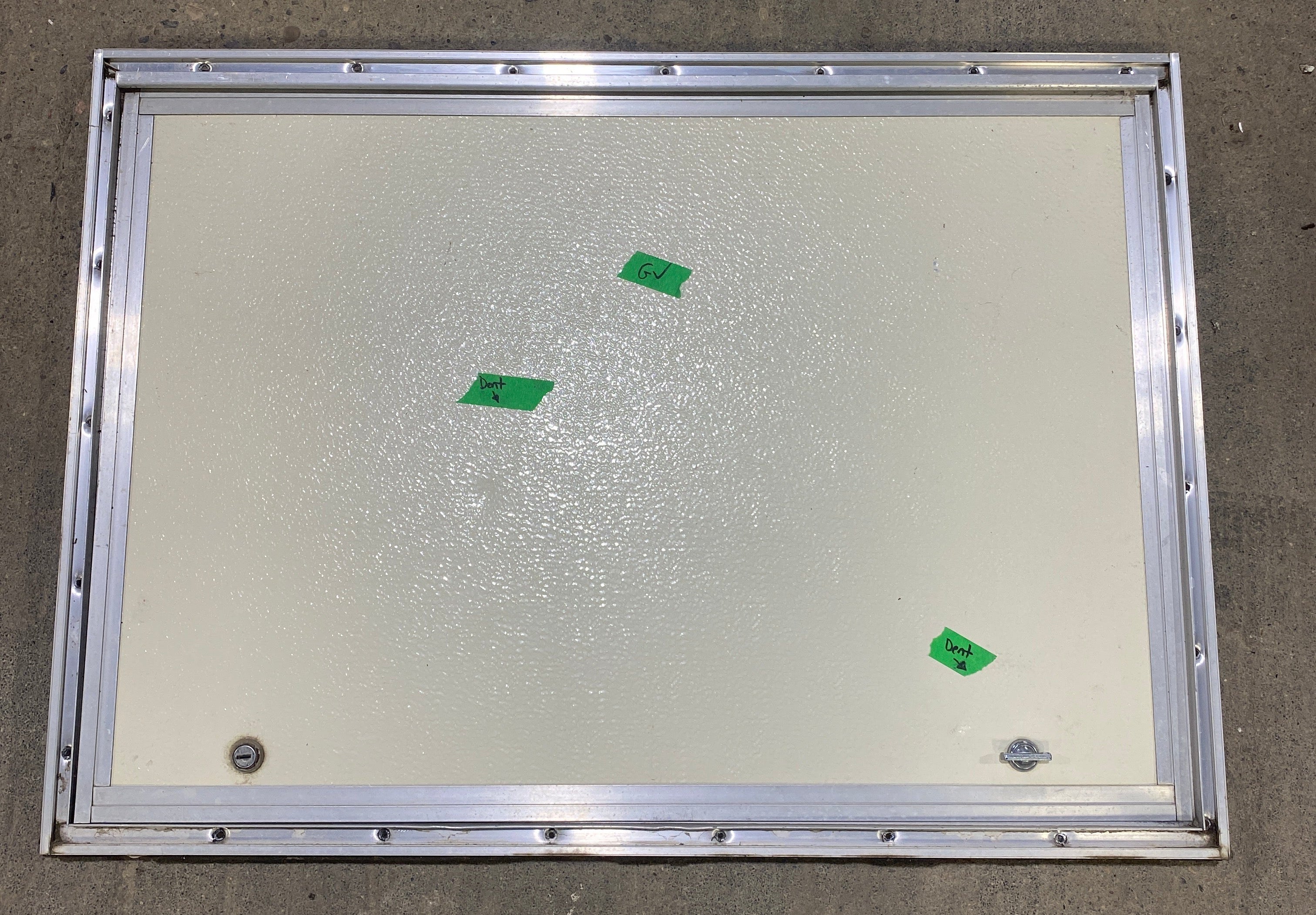 Used Square Cornered Cargo Door 29 1/2" W x 21 3/4" H X 3/4" D