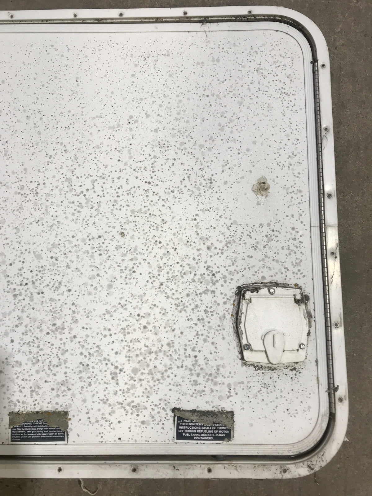 Used Radius Cornered Propane Cargo Door 29 7/8