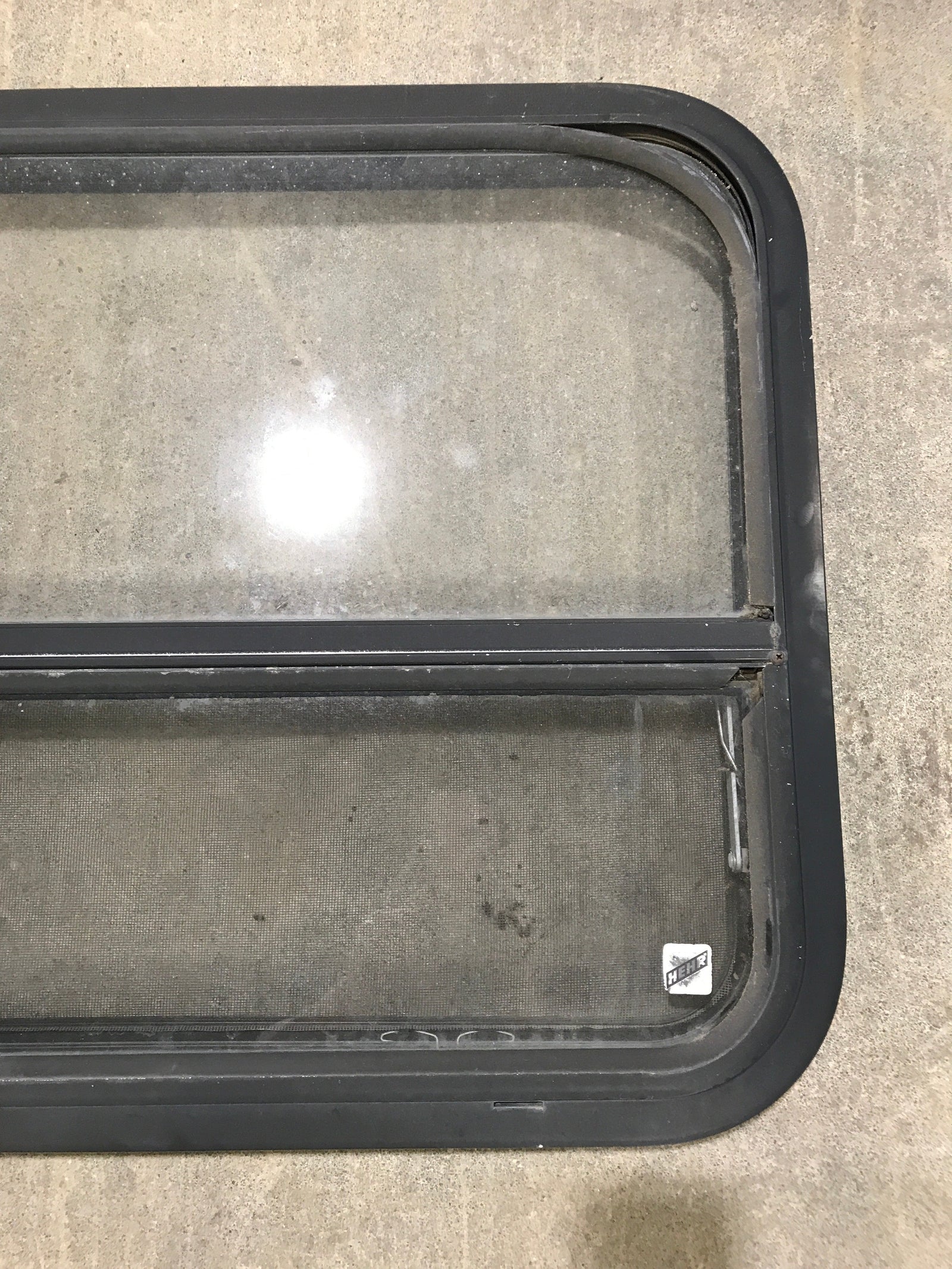 Used Black Radius Opening Window : 41 1/2
