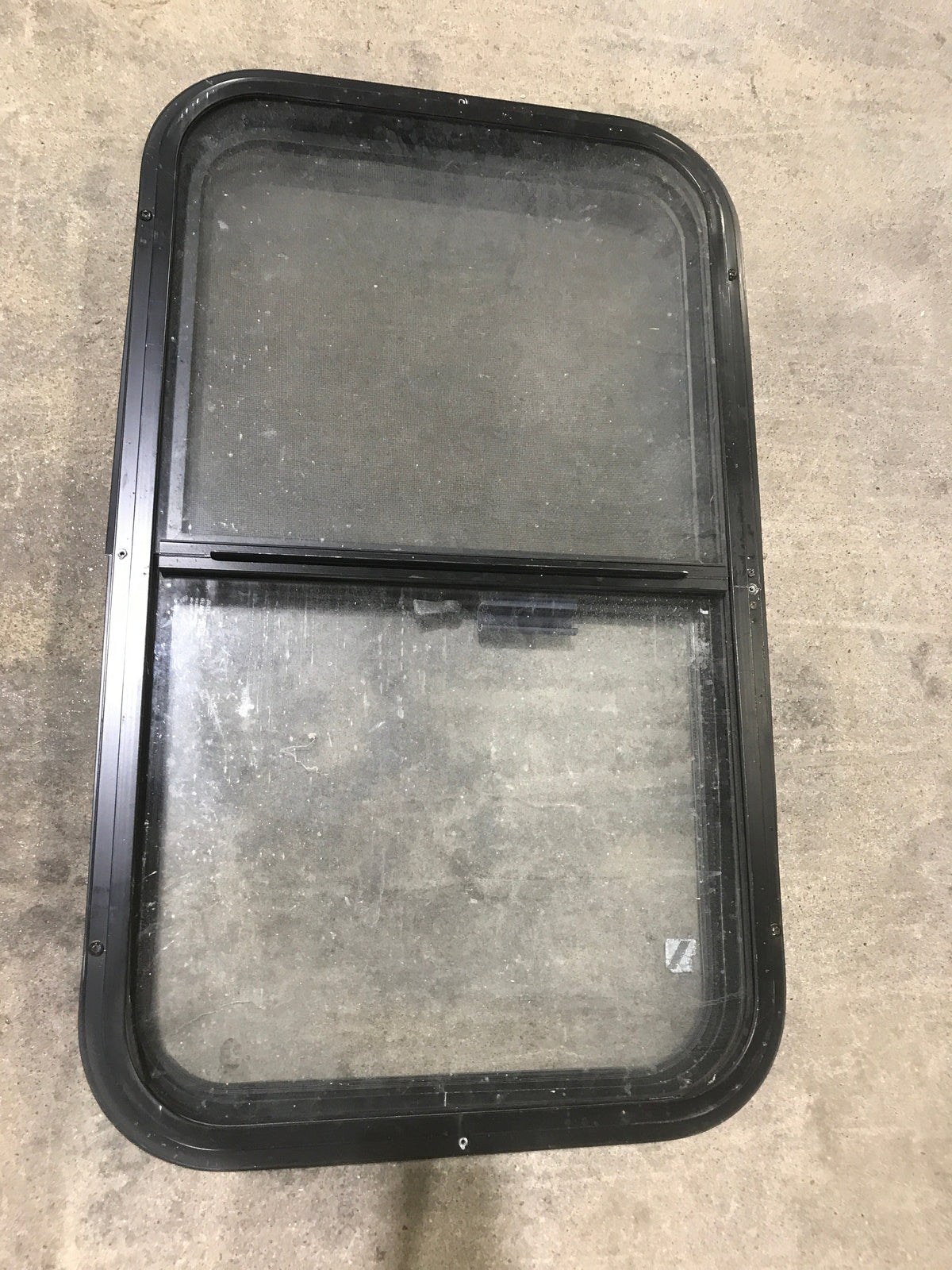 Used Black Radius Opening Window : 30 3/4