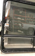 Used Black Radius Opening Window : 47 1/2" W x 35 1/2" H x 2" D