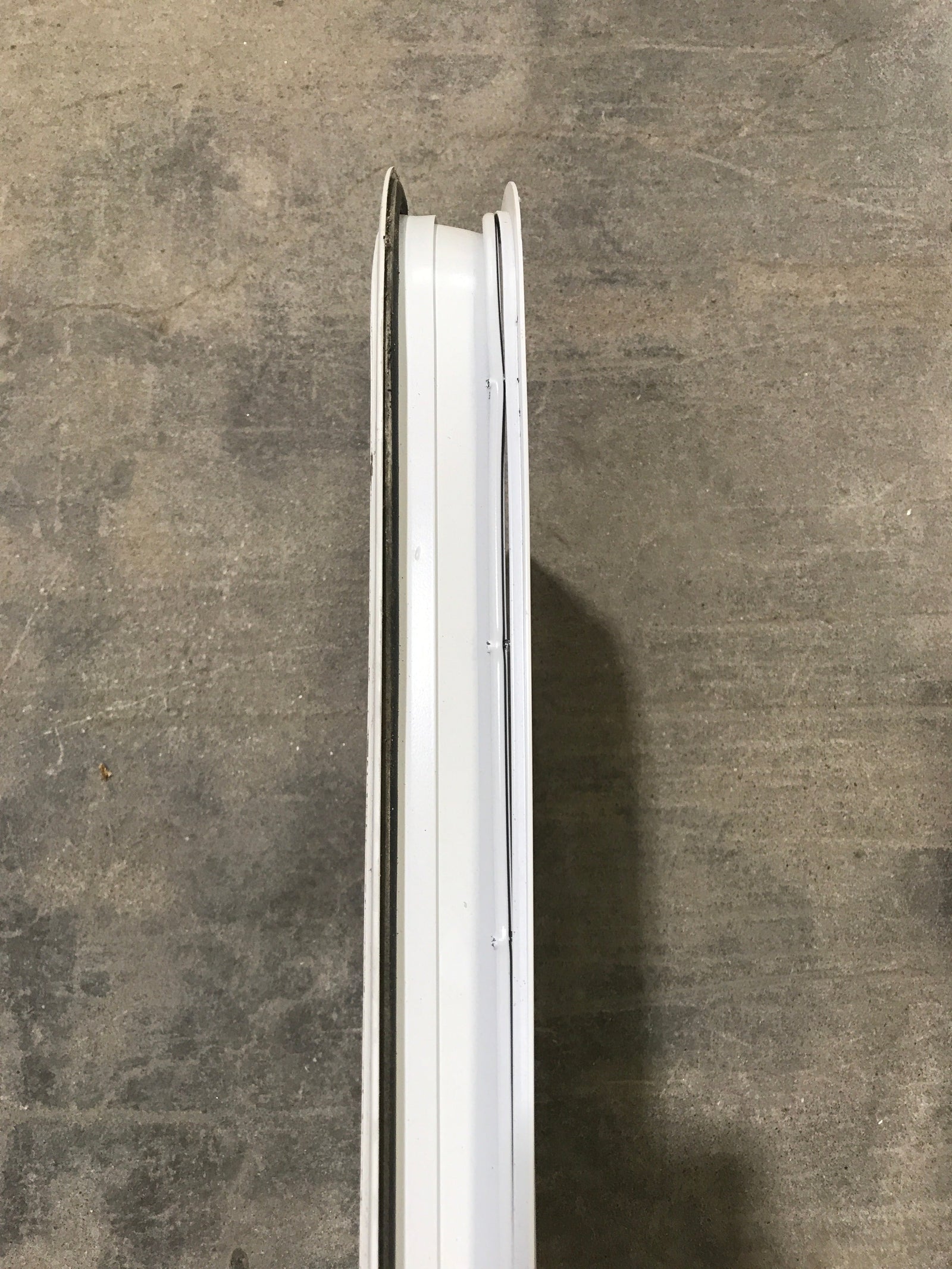 Used White Radius Opening Window : 45 1/2