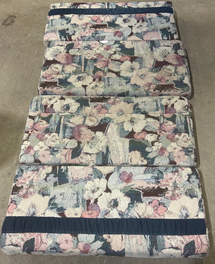Used Dinette Cushion Set- 4 piece - 2 @ 40" x 19" x 5" D, 2 @ 40" x 17" x 5" D