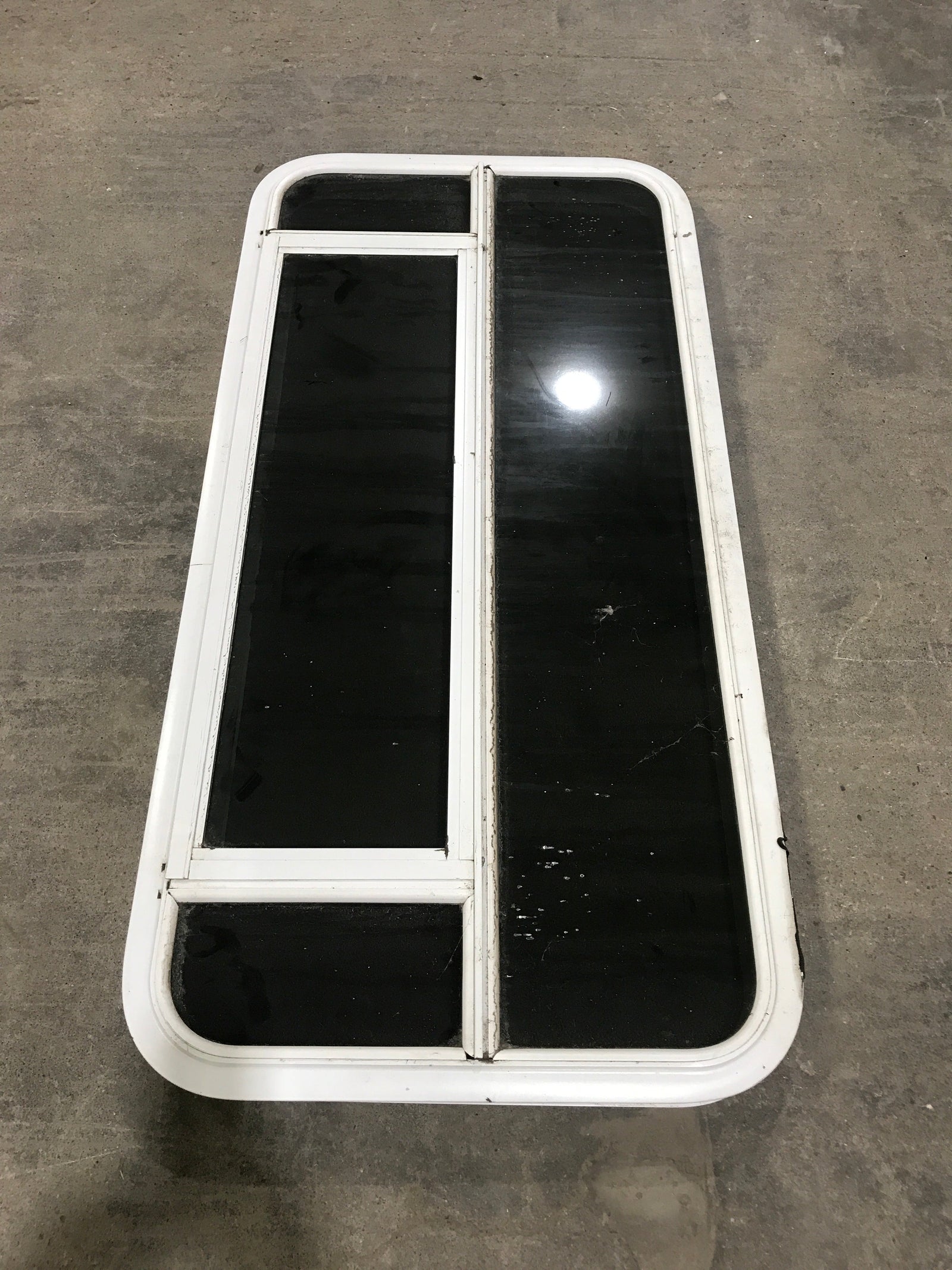 Used White Radius Opening Window : 45 1/2