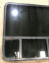 Used Black Radius Opening Window : 39 1/2" W x 39 1/2" H x 1 7/8" D