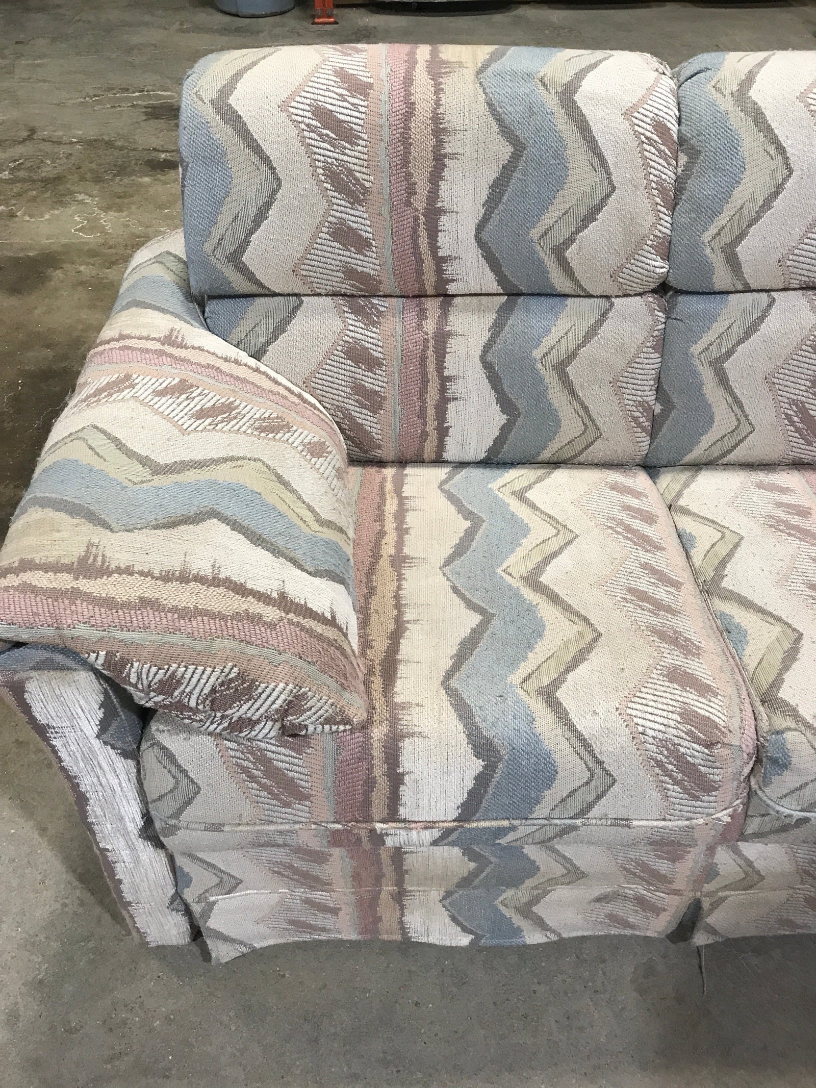 Used Jackknife RV Sofa, With Base - 77” x 42”