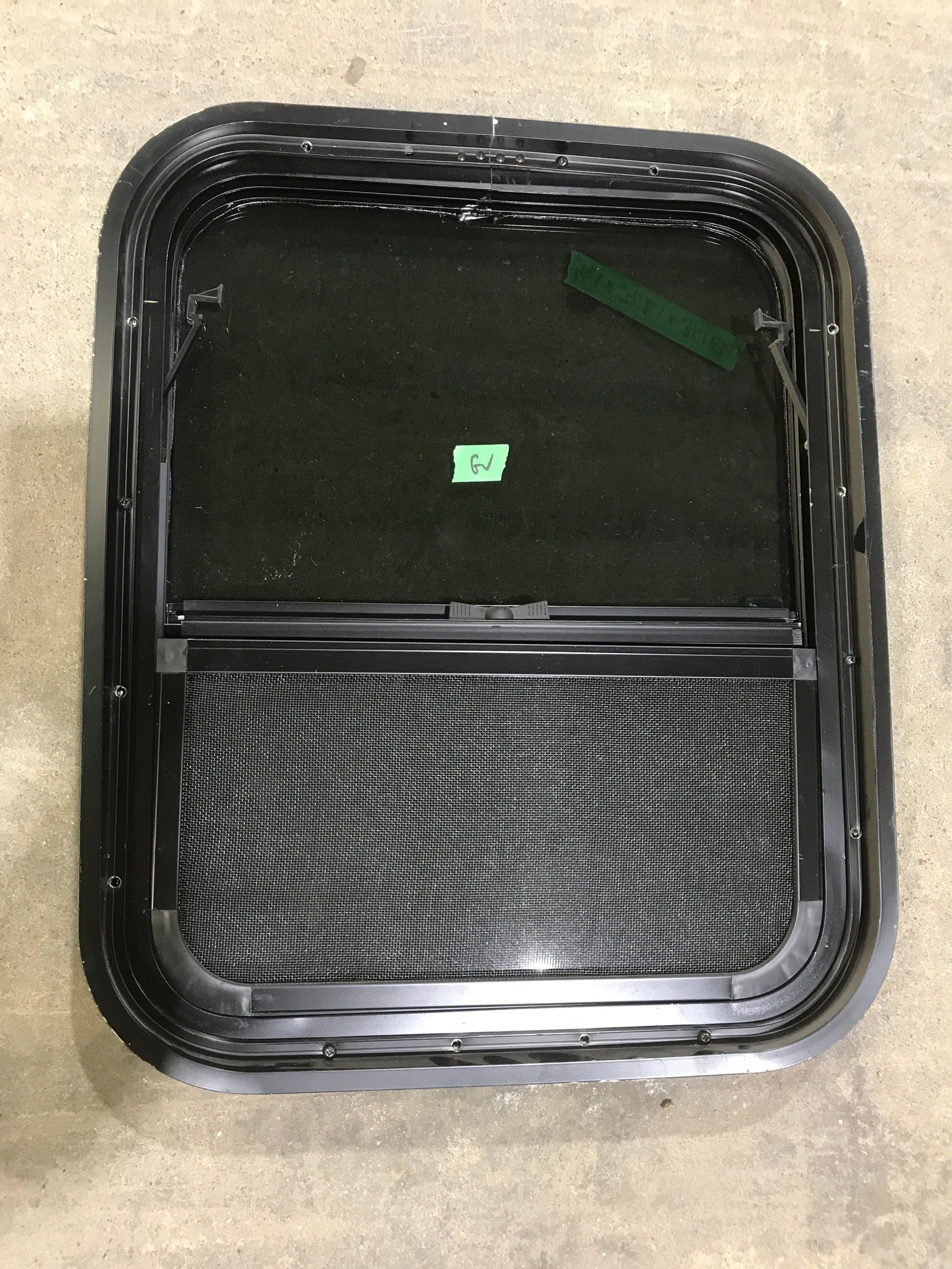 Used Black Radius Opening Window : 21 1/2