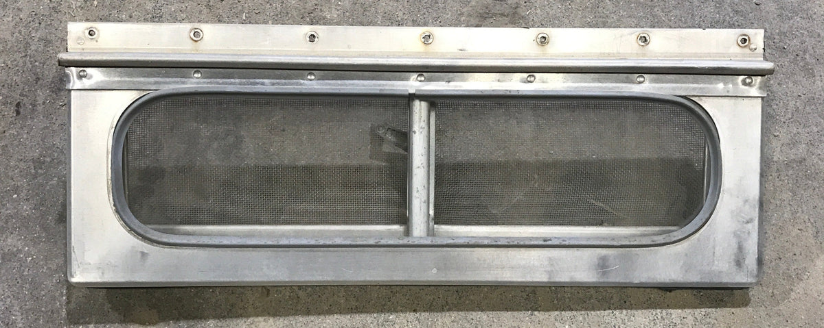 Used Silver Square Opening Window: 17 3/4