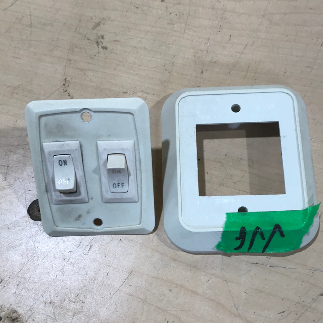 Used 12V RV DOUBLE Light Switch