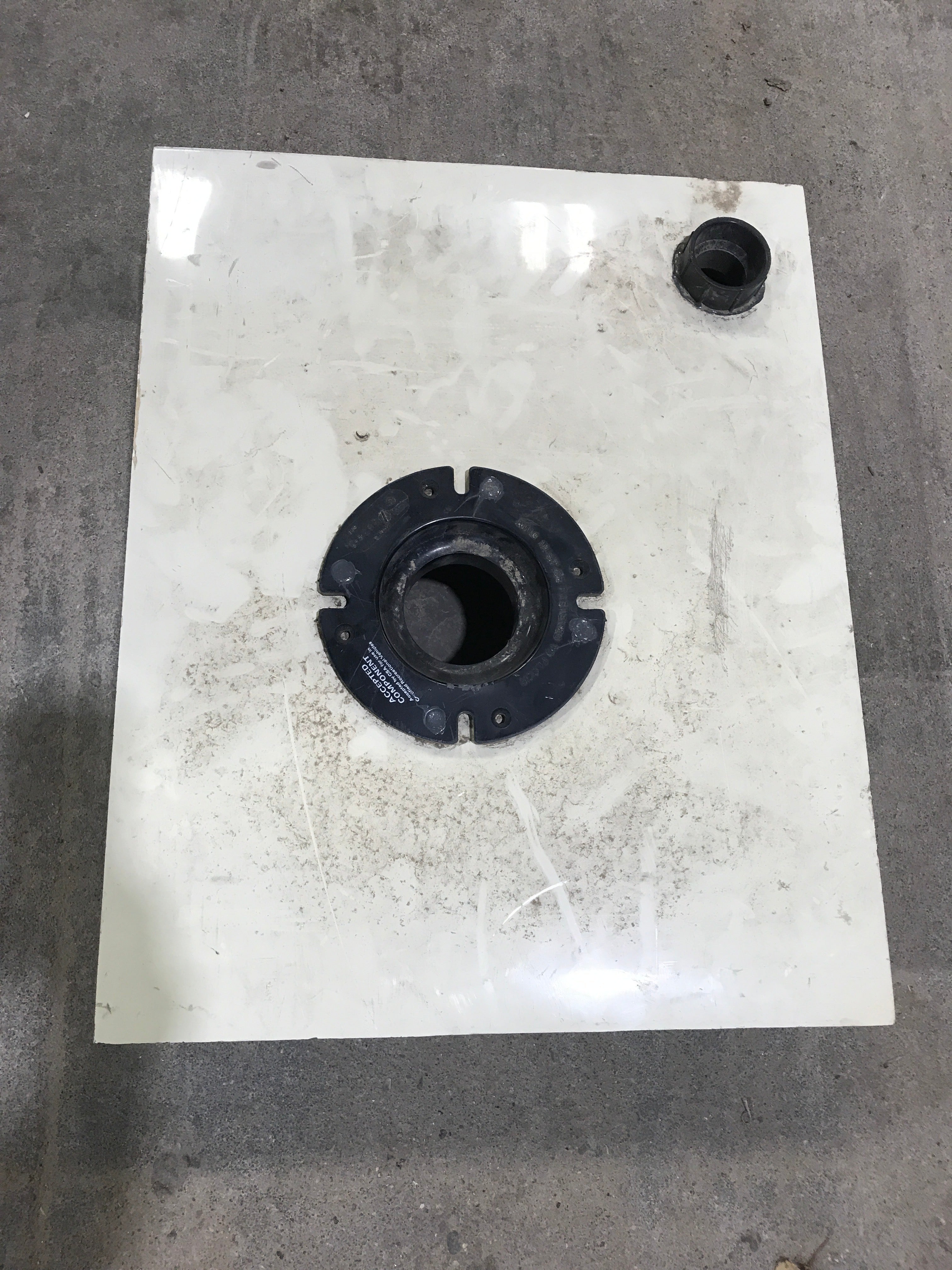 Used Waste/ Black Water Tank 22 1/2" L x 18" W x 6" H