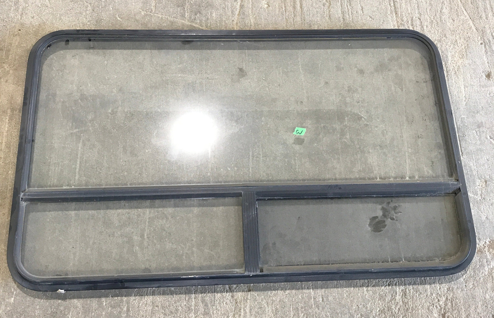 Used Black Radius Opening Window : 50 x 29 3/4 x 1 1/2
