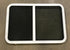 Used White Radius Opening Window : 39 1/2" W x 26 1/4" H x 2" D