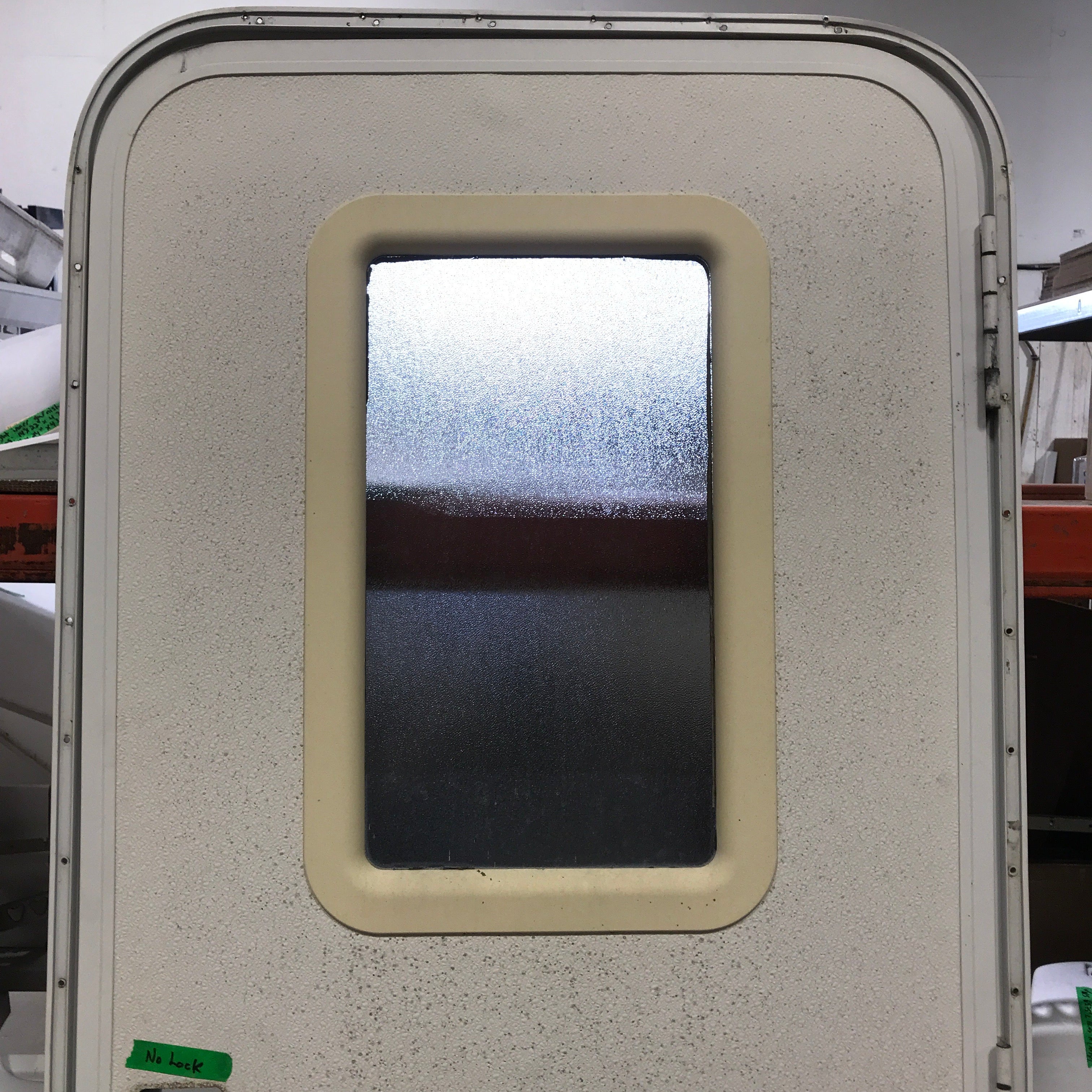 Used RV Radius Corner Entry Door 29 1/2" W x 71 1/4" H