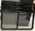 Used Black Radius Opening Window : 47 1/2" W x 39" H x 1 3/4" D