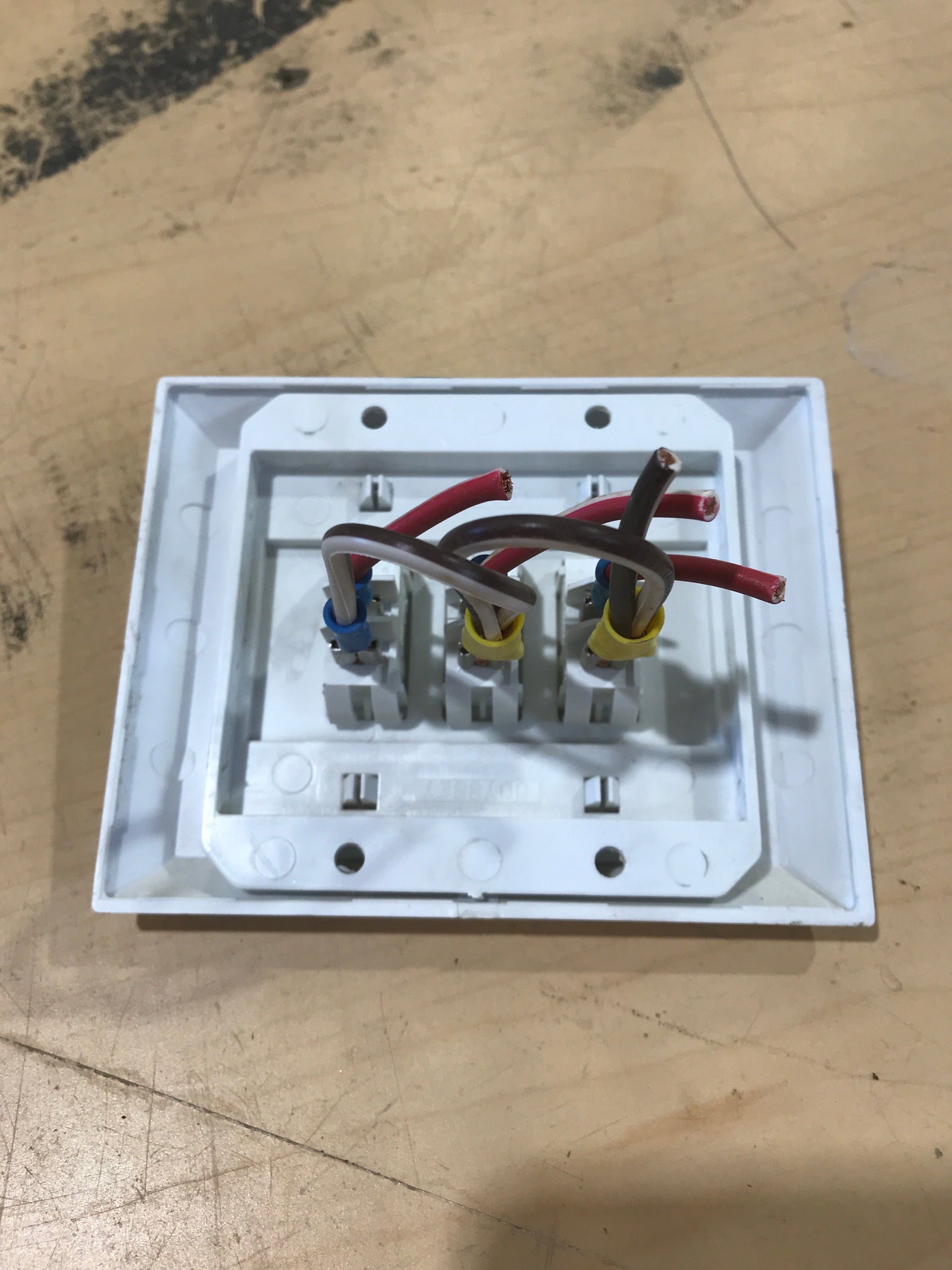 Used 12v RV Triple Light Switch