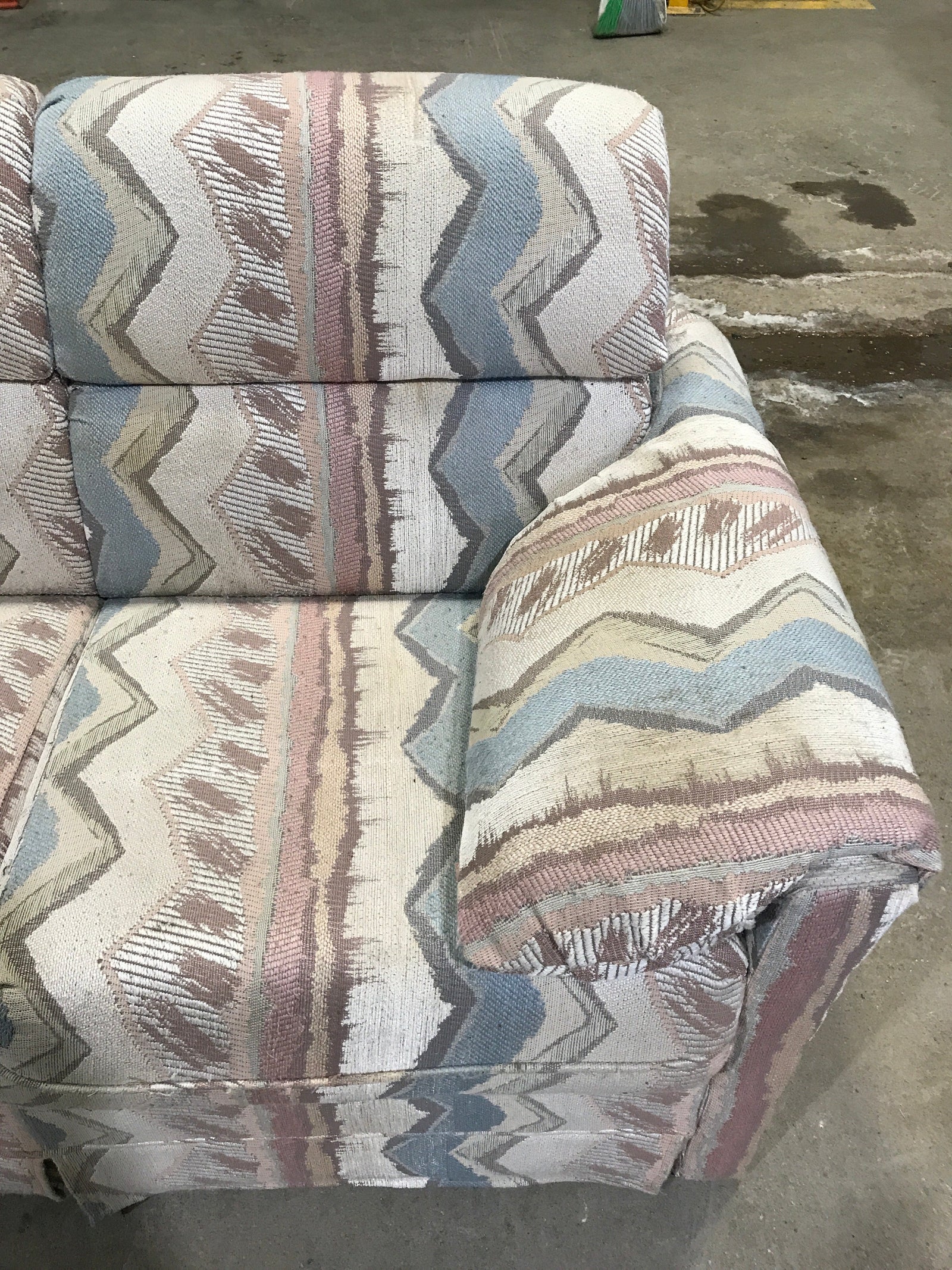 Used Jackknife RV Sofa, With Base - 77” x 42”