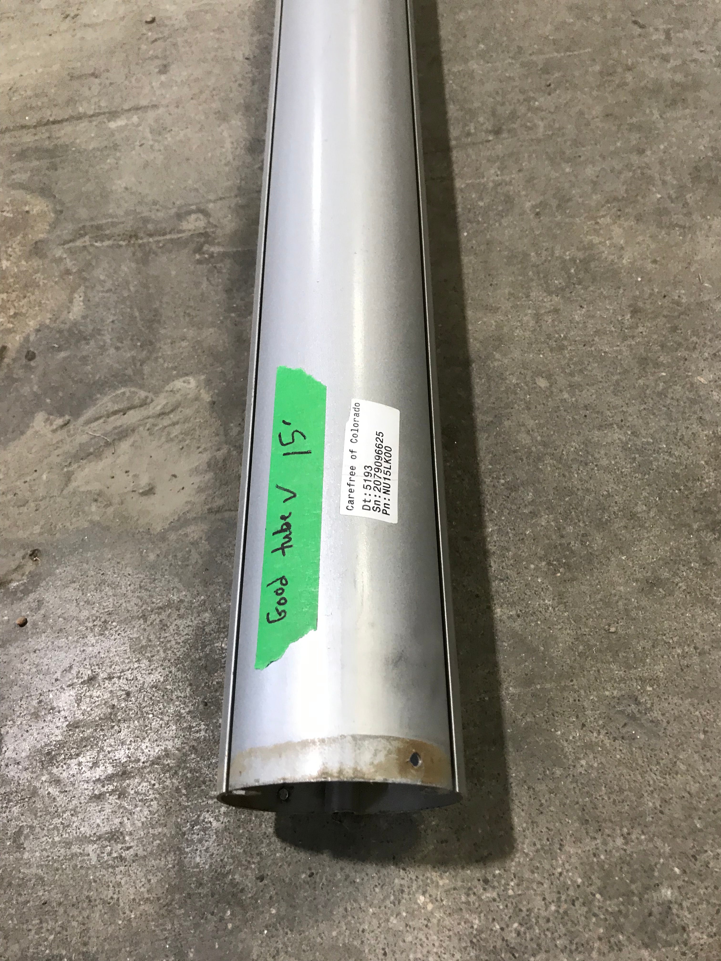 Used Carefree Awning Roller Tube 15'