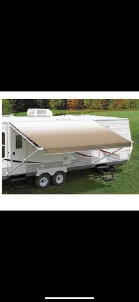 Used Complete Manual Awning Dometic / A&E 16' New Canvas - Young Farts RV Parts