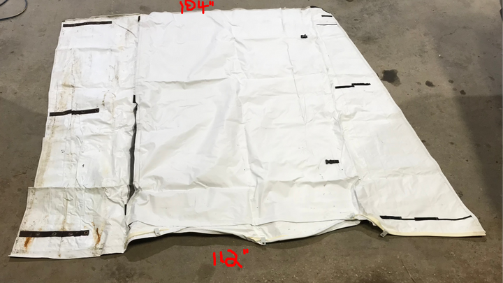Used Fabric Panel for RV Awning Screen Room - Side Panel