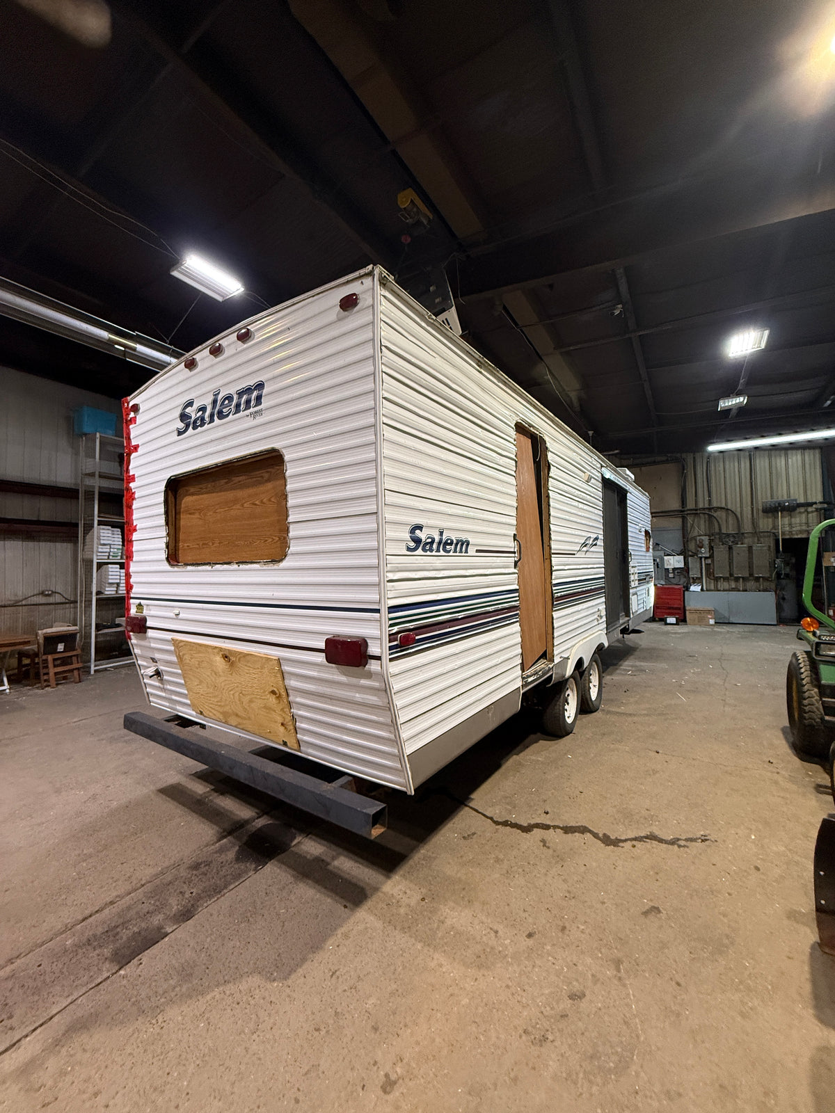 28FT Trailer Frame BUMPER PULL