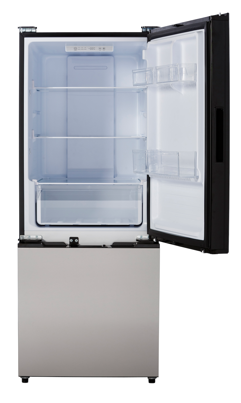 Invision 180-4562 Dual Compartment Refrigerator - 10.7 Cu. Ft. - Dual Swing Hinge - Stainless Steel - Young Farts RV Parts
