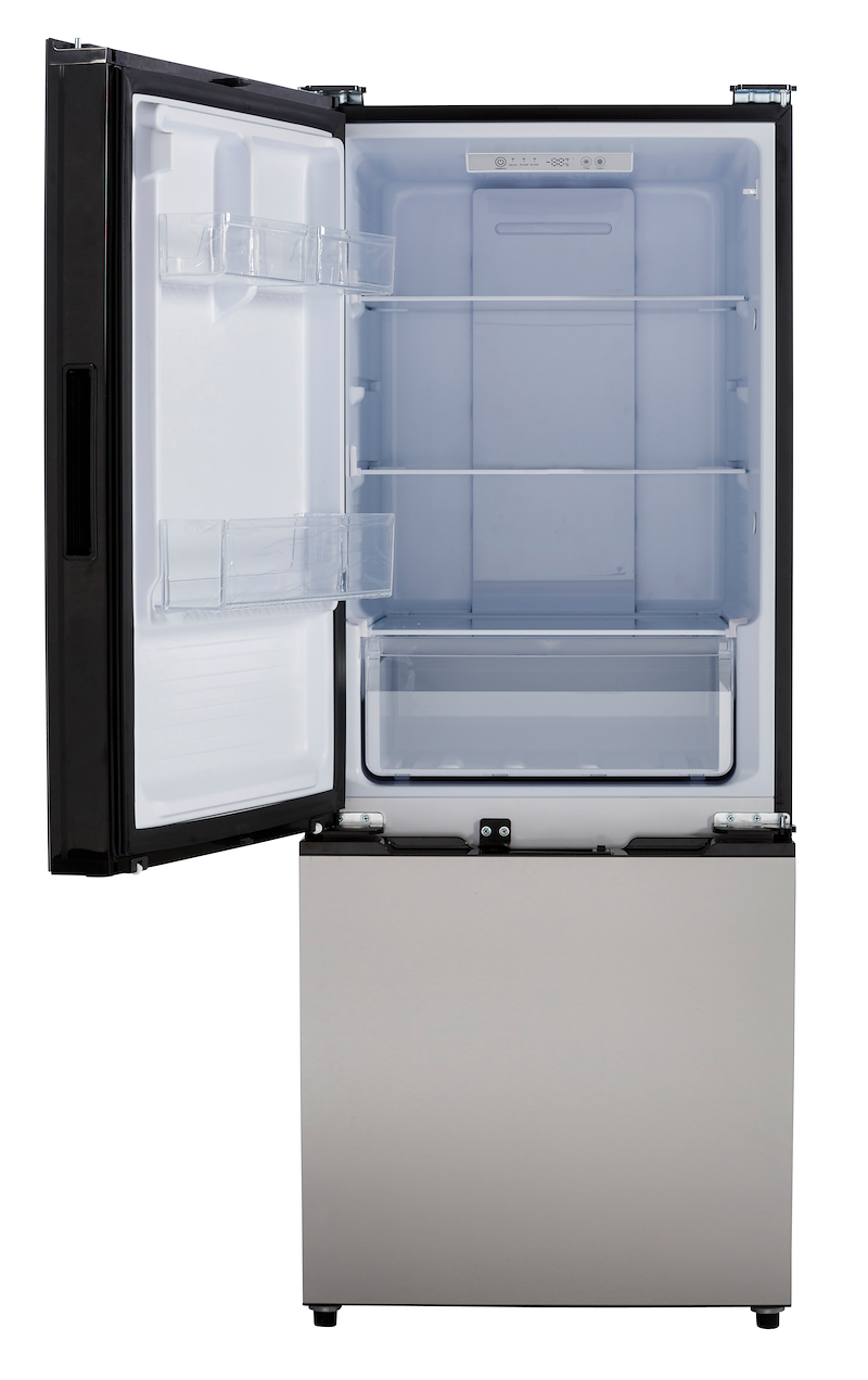 Invision 180-4562 Dual Compartment Refrigerator - 10.7 Cu. Ft. - Dual Swing Hinge - Stainless Steel - Young Farts RV Parts