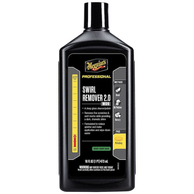 Polishing Compound Meguiars M0916 Mirror Glaze; Removes Light Swirls and Adds Gloss Clarity; Liquid; 16 Ounce