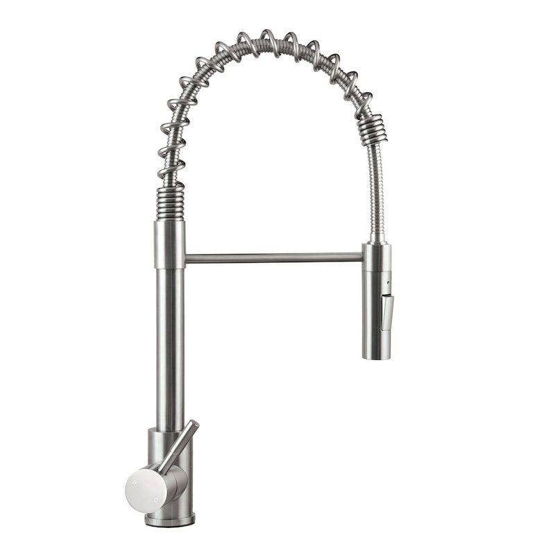 Lippert Components 719323 Coiled Pull-Down Stainless Steel Faucet