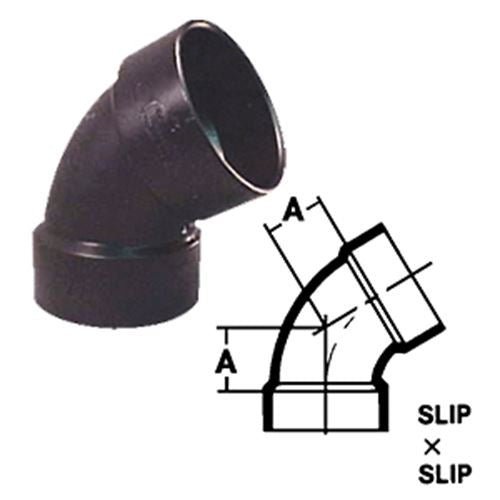 ABS 60Deg Ell - 3 In - Young Farts RV Parts